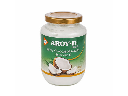 Кокосовое масло 100% AROY-D 450 гр