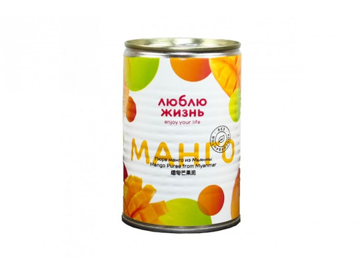 Пюре манго из Мьянмы 430 гр