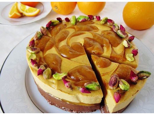 Шоколадно-апельсиновый торт-мусс